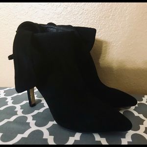 Christian Dior black La Belle Suede Boots Size 34